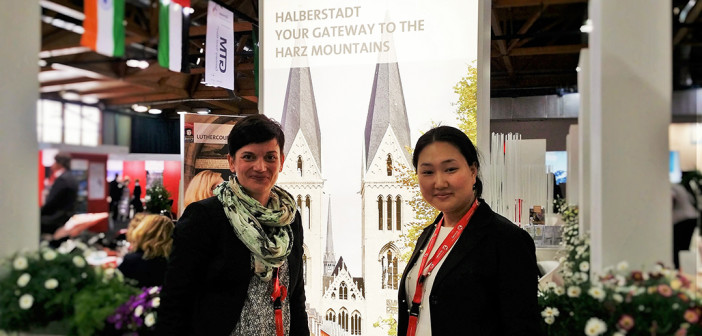Halberstadt meets Japan – Domstadt erfolgreich auf dem German Travel Mart German Travel Mart - Claudia Wyludda & Yamagishi